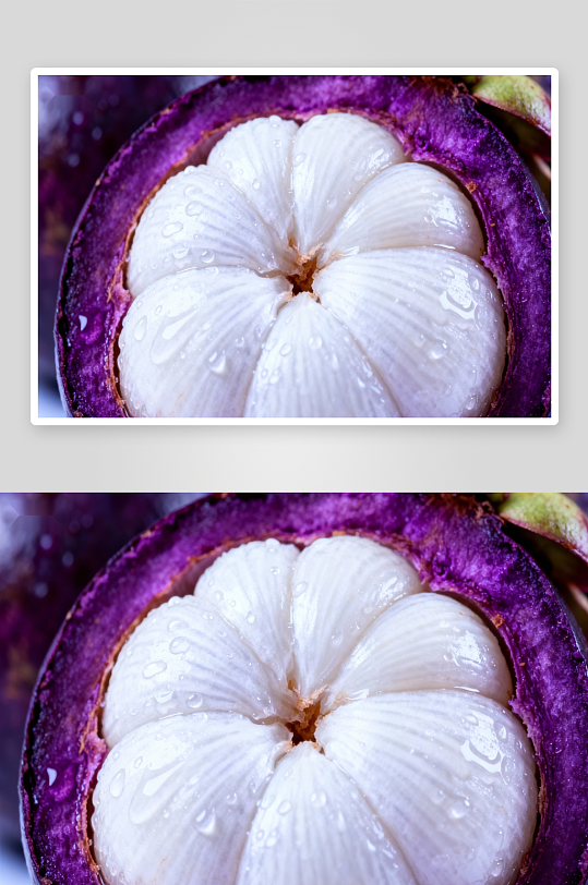 紫皮水果切面特写-众图网