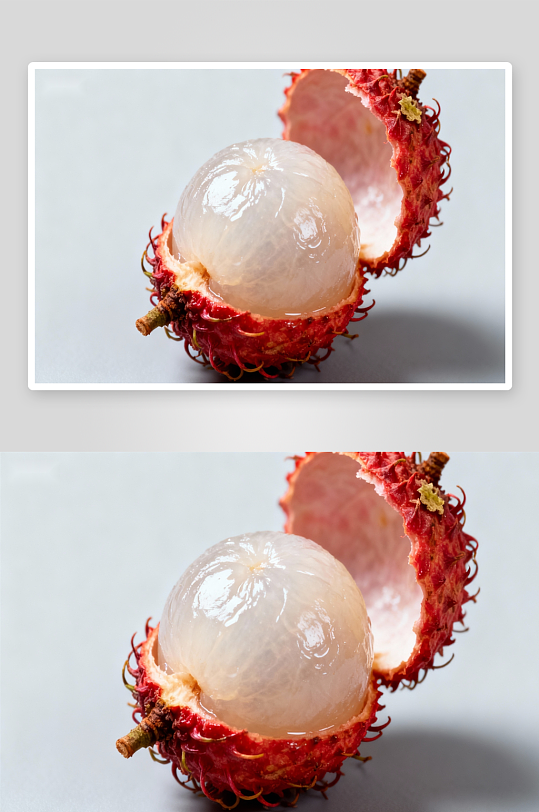 荔枝果肉特写展示-众图网