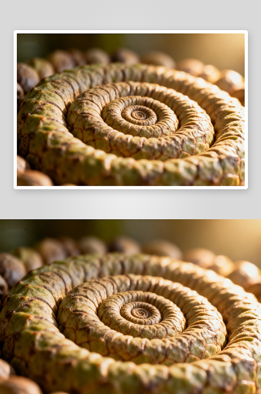 螺旋状植物结构特写-众图网