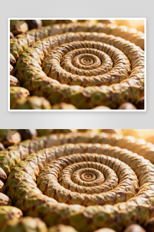 螺旋纹理坚果特写-众图网