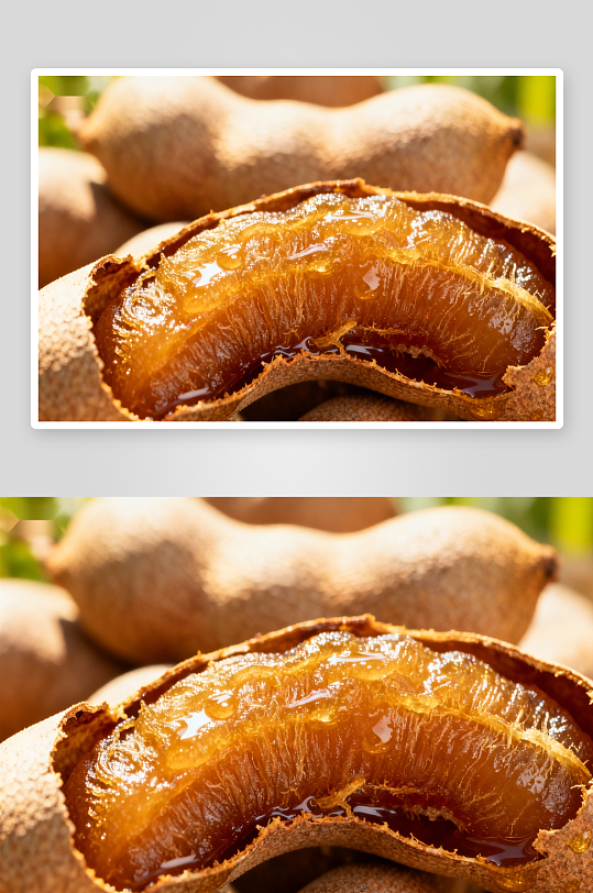 酸角果肉特写汁液饱满-众图网