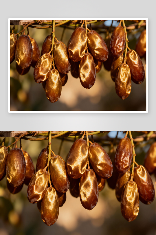 金黄枣果挂枝头照片摄影-众图网