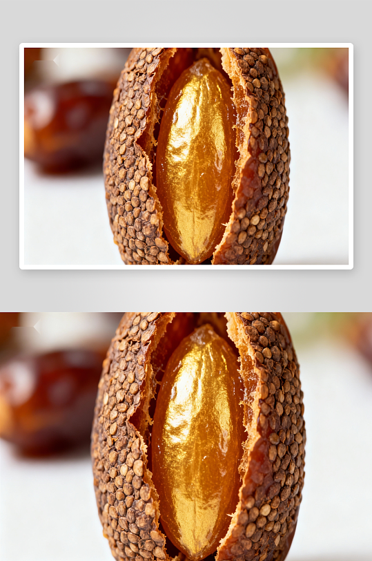 金黄色果核特写照片摄影-众图网