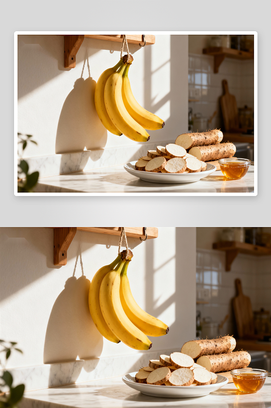 阳光厨房水果切片摆盘-众图网