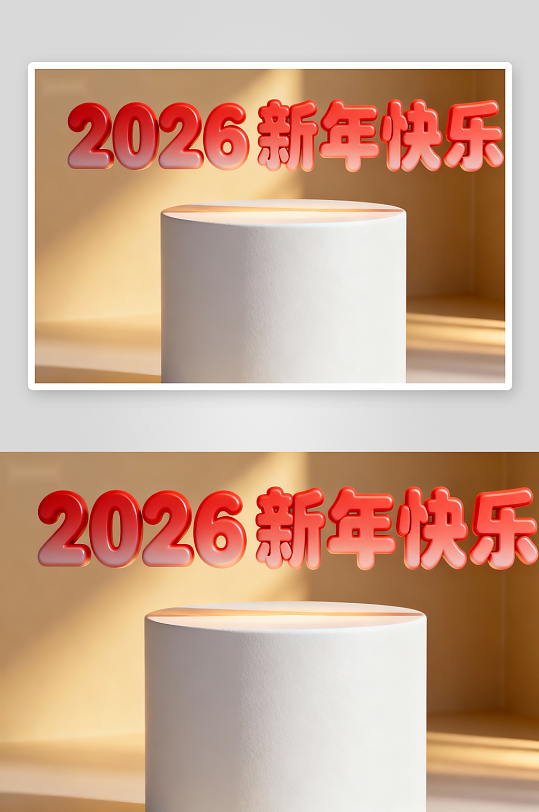 2026新年快乐创意设计-众图网
