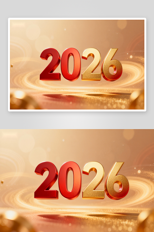 2026新年数字艺术设计-众图网