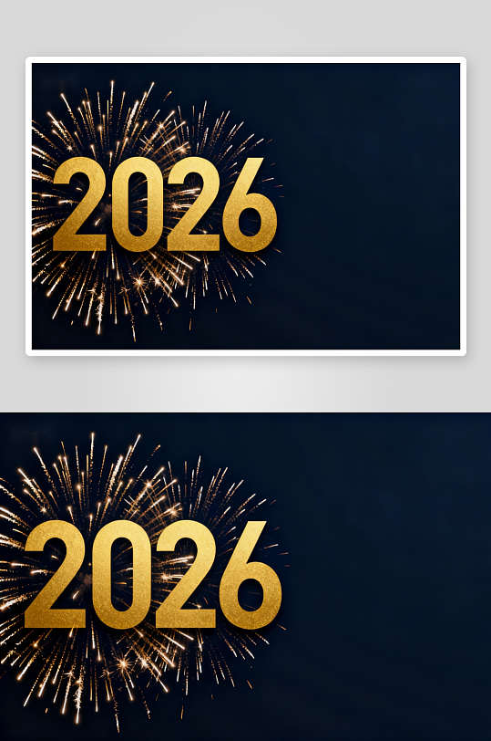 2026新年烟花璀璨绽放-众图网
