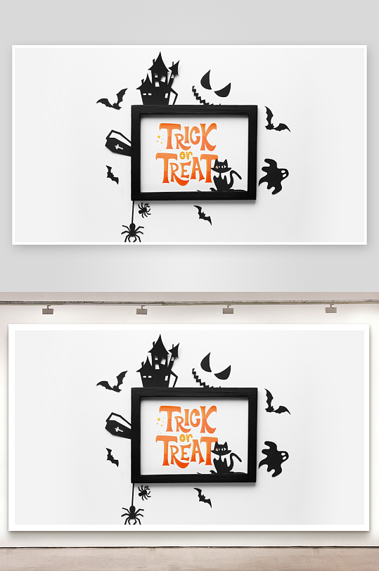 万圣节主题装饰画-众图网