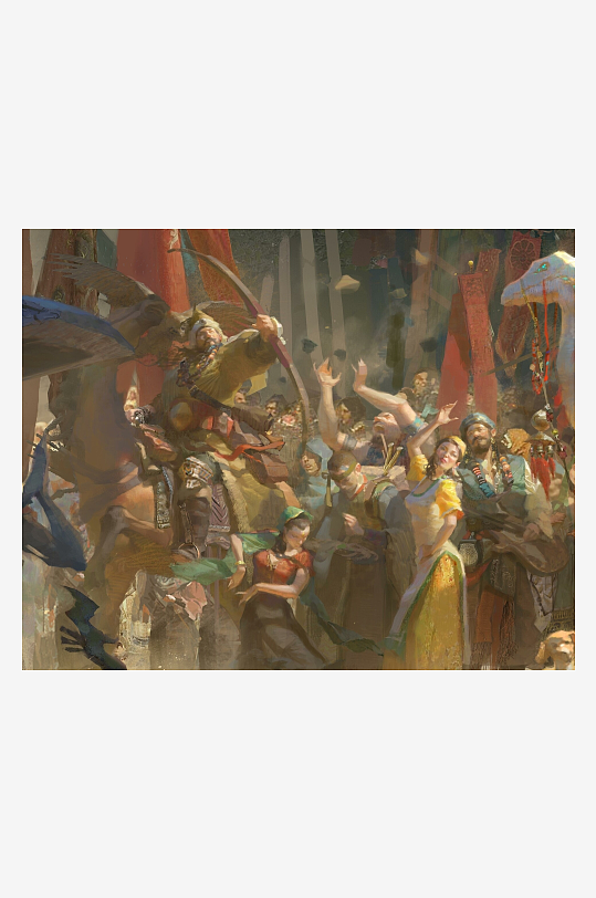 古代战场群英荟萃气势恢宏-众图网