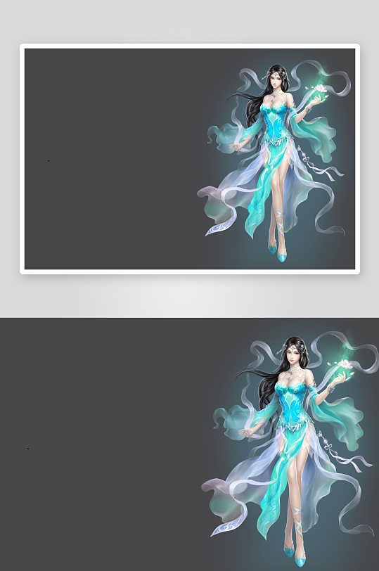 古风仙子手持莲花飘逸起舞-众图网