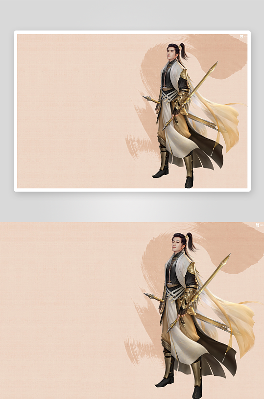 古风剑客立绘照片摄影-众图网