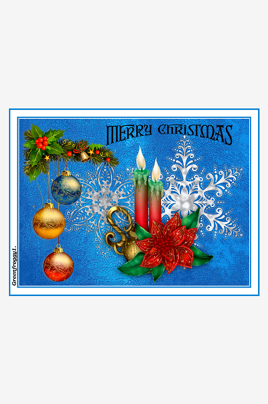 圣诞主题装饰图案-众图网
