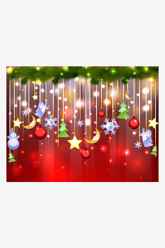 圣诞装饰挂饰节日氛围浓厚-众图网