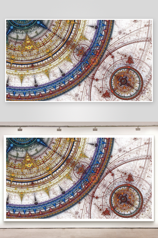 复杂几何图案艺术设计-众图网