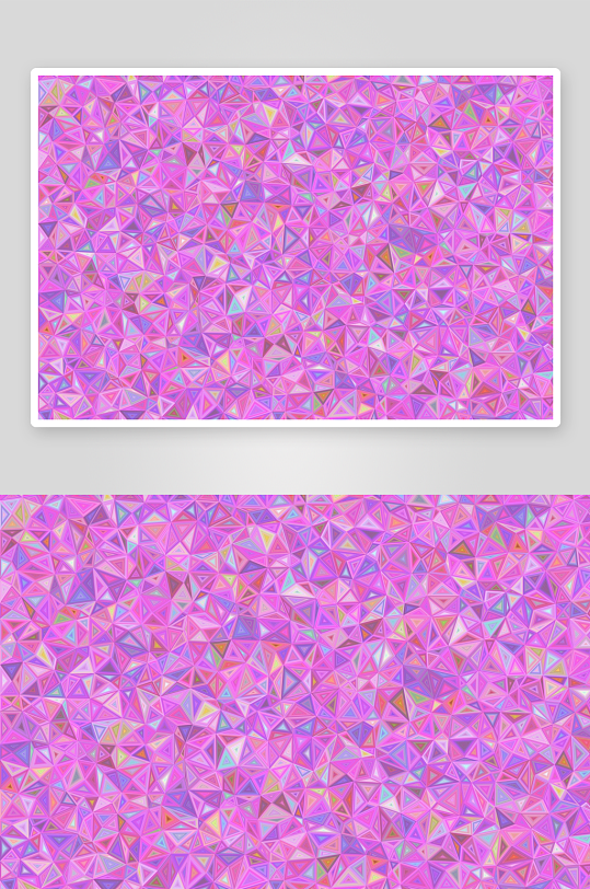 多彩几何三角图案背景-众图网