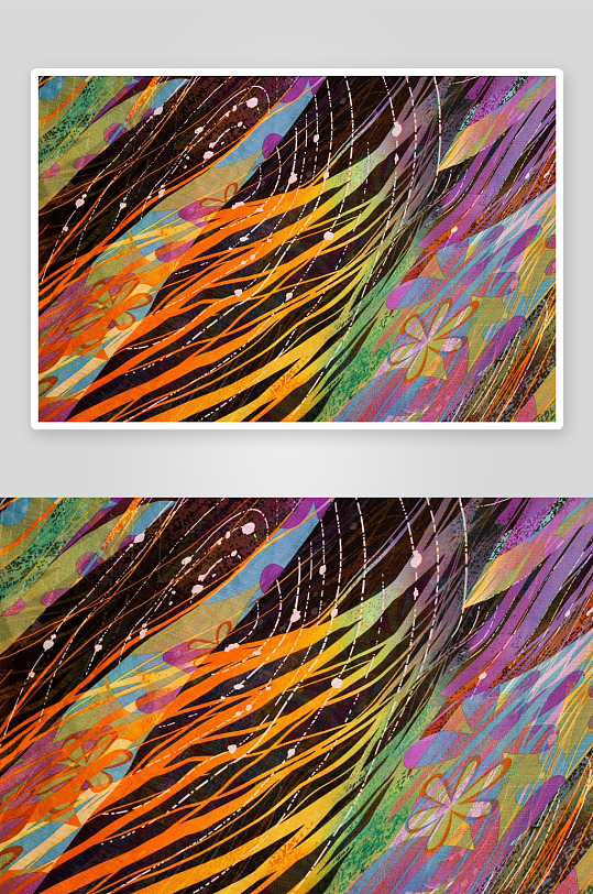 多彩抽象艺术图案细节-众图网