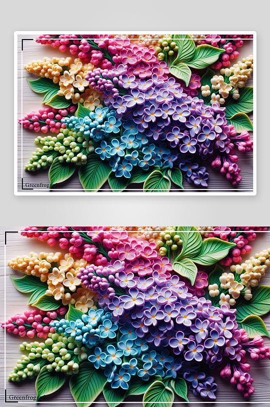 多彩花卉艺术摆拍-众图网