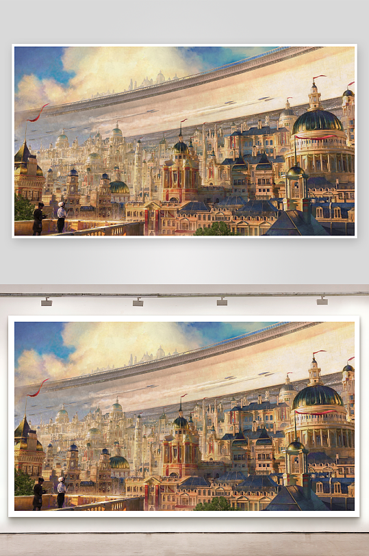 奇幻未来都市景观-众图网