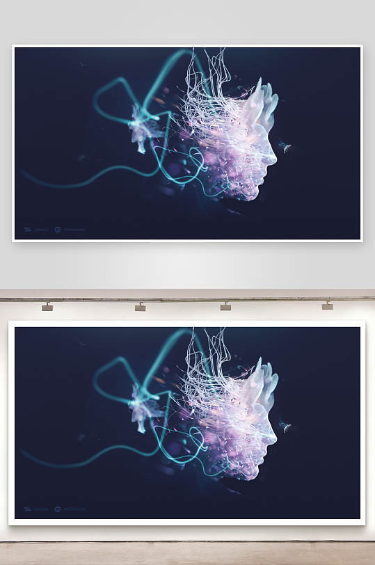 梦幻人形光影艺术创作-众图网