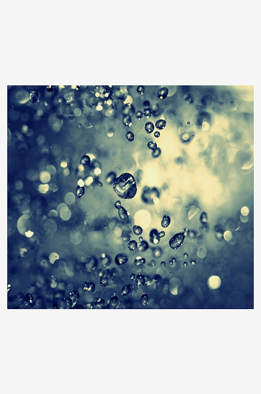 水滴微观世界光影交错-众图网