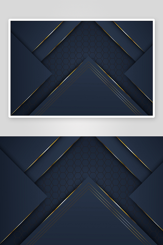 深蓝几何图案背景设计-众图网