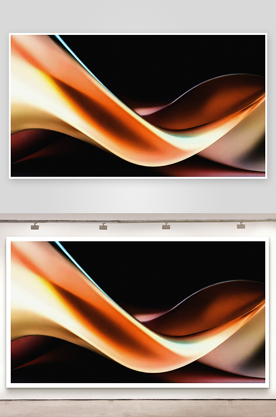 流动光影交织的抽象艺术-众图网