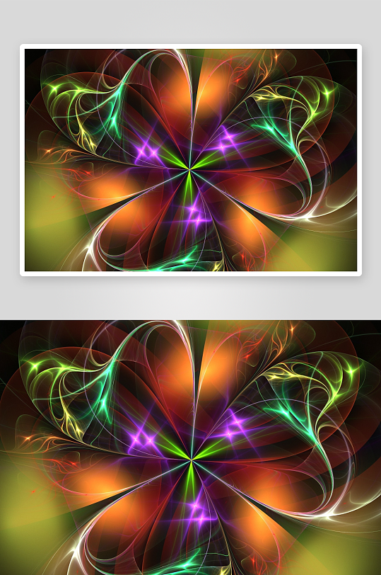 炫彩抽象艺术图案-众图网