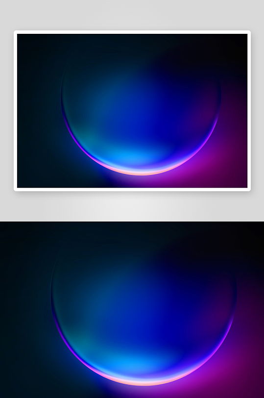 炫彩渐变球体光影艺术-众图网