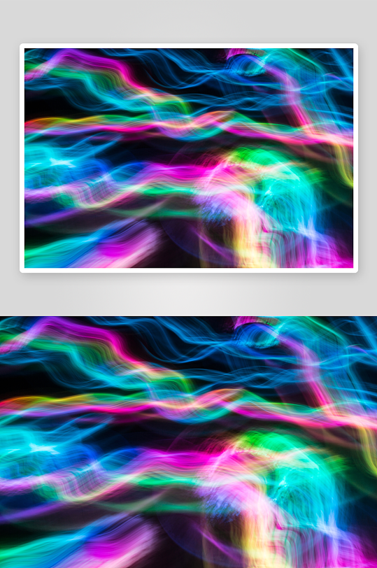 炫彩光绘艺术光影流动-众图网