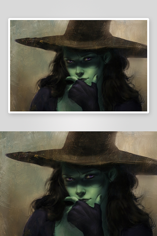 神秘女巫画像照片摄影-众图网