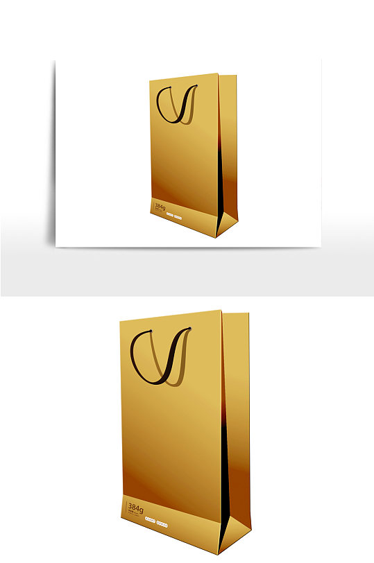 简洁手提袋包装图