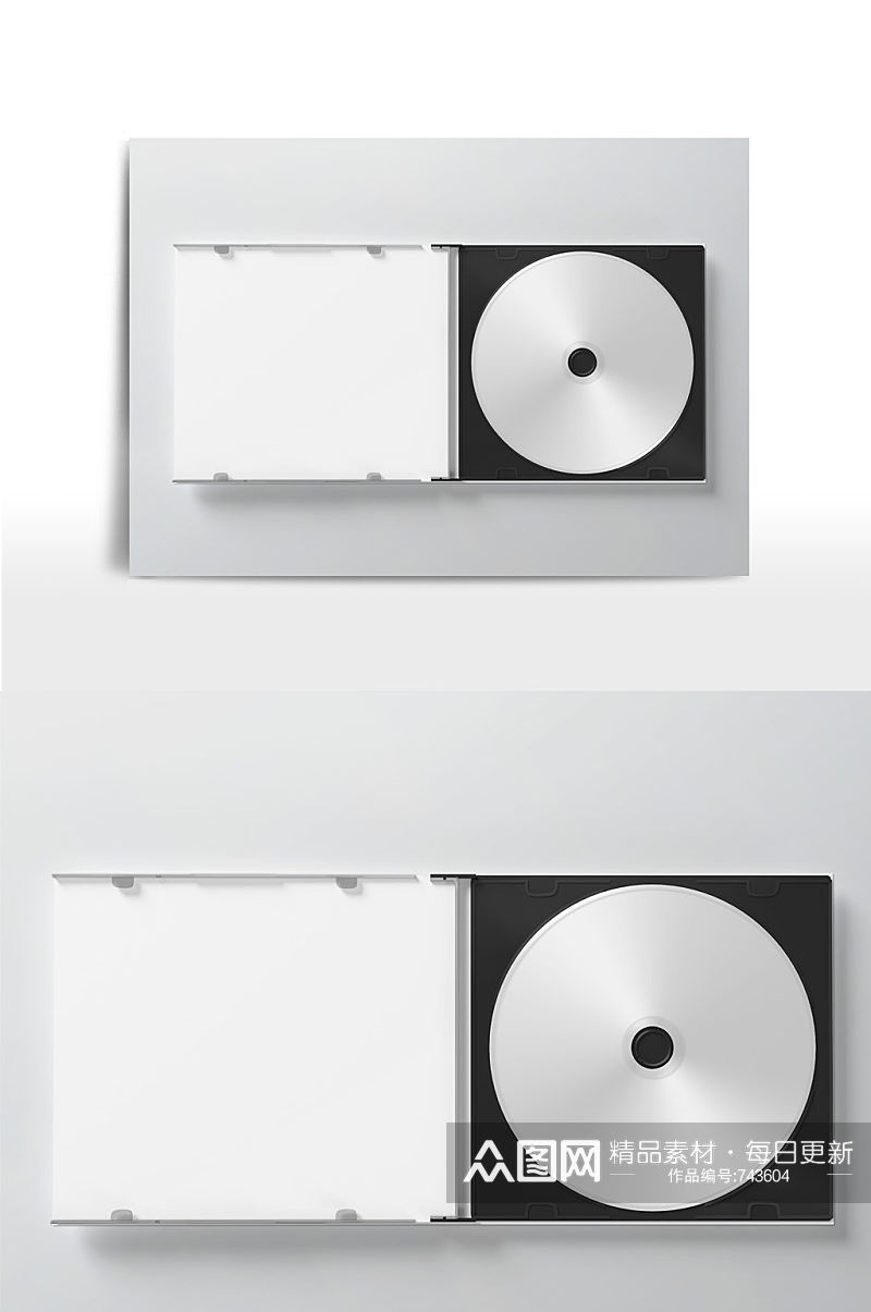 CD盒内部效果展示素材
