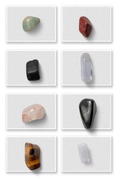 多种类玉石原石 石材素材