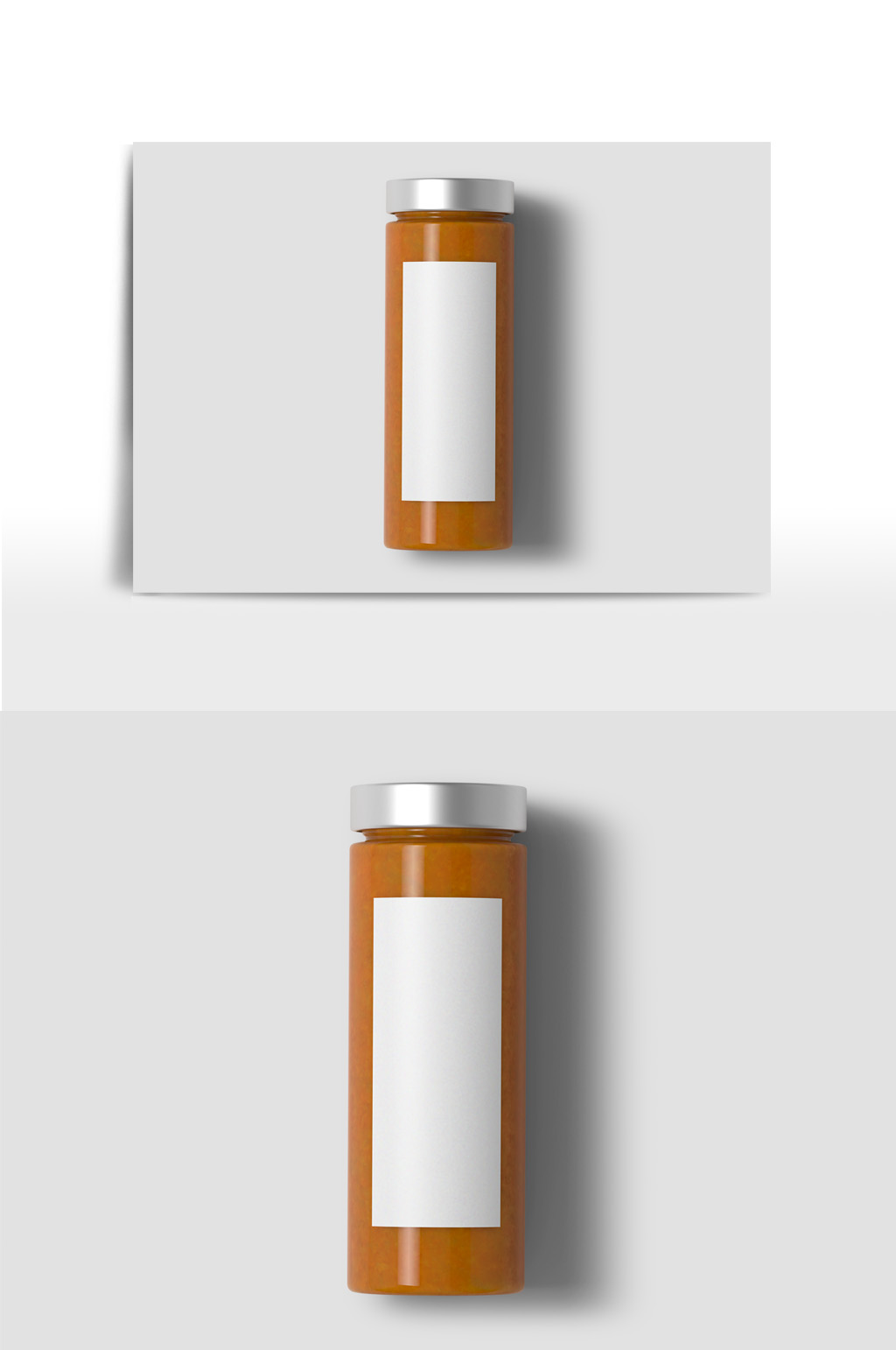 食品罐智能图层罐子样机素材