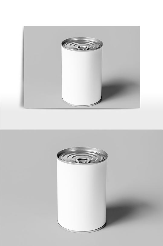 铝制罐头智能图层模板