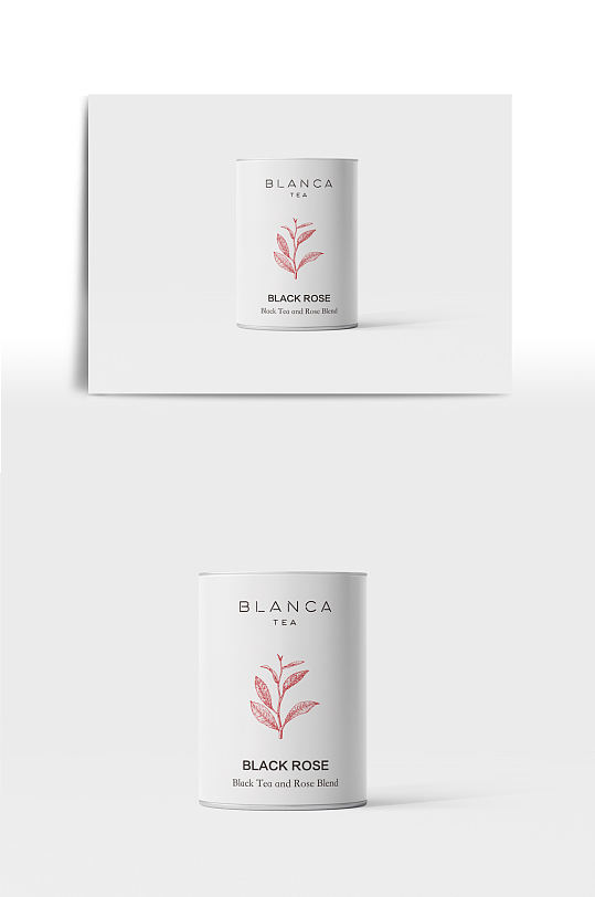 茶葉罐包裝罐子樣機(jī)效果