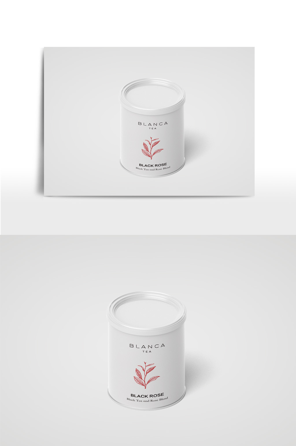圓罐裝茶葉桶包裝素材