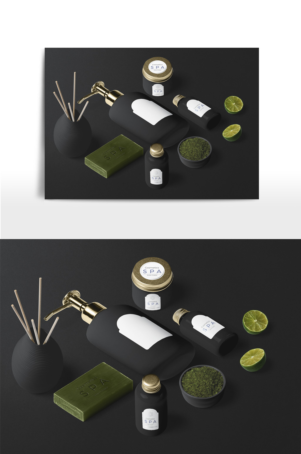 高端洗浴用具样机素材
