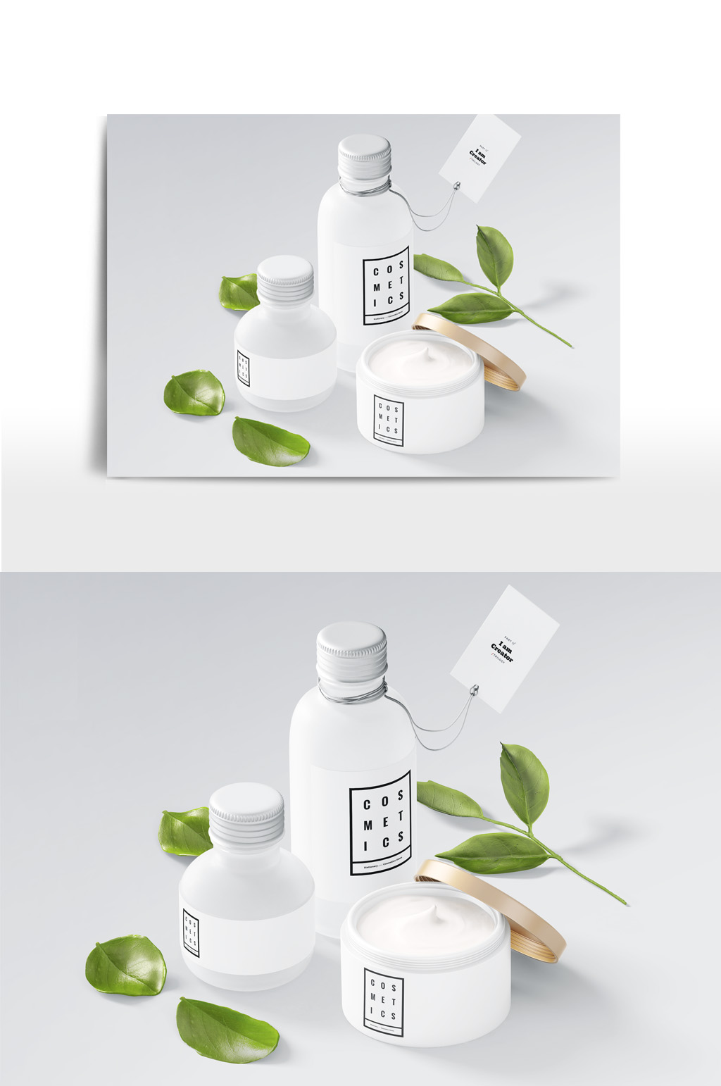 化妆品卸妆液瓶子样机素材