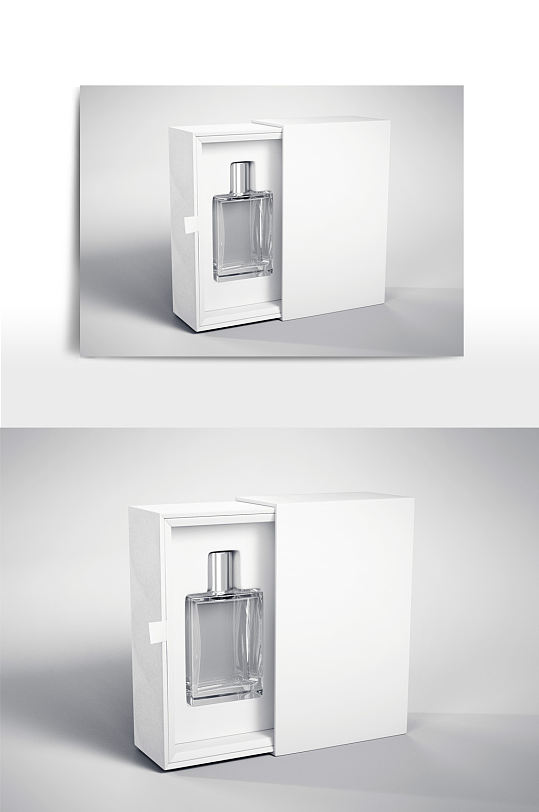 简约大气香水瓶礼盒