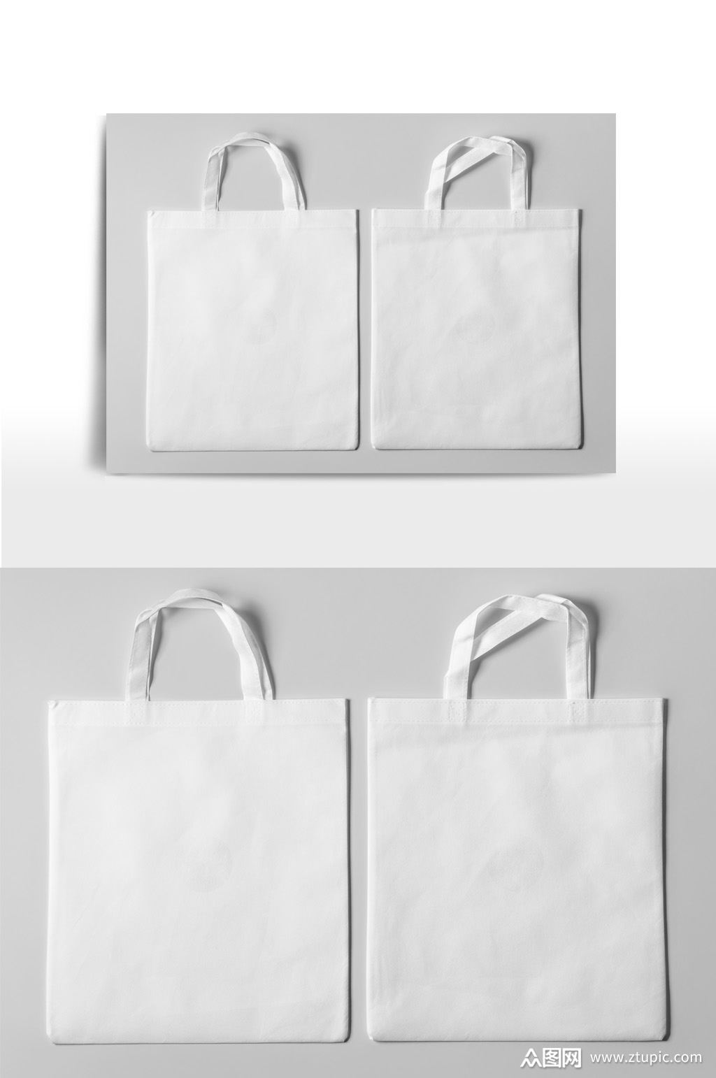高清白模袋子样机