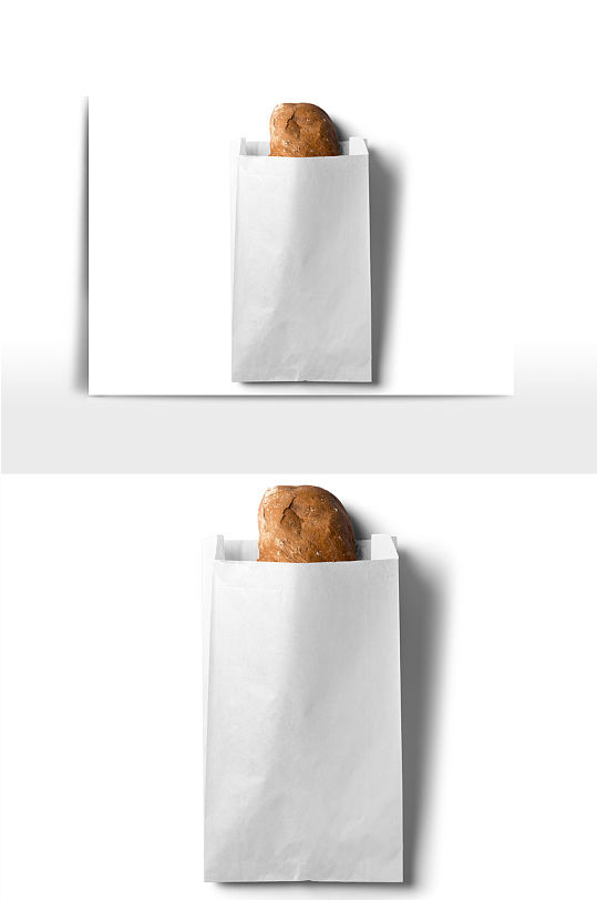 面包包装纸袋样机