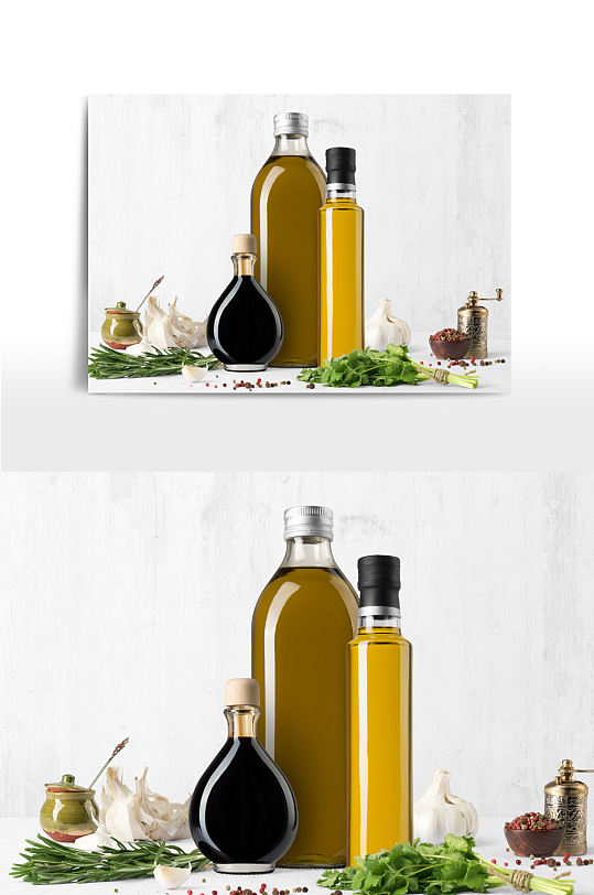 橄榄油样机展示效果图-众图网