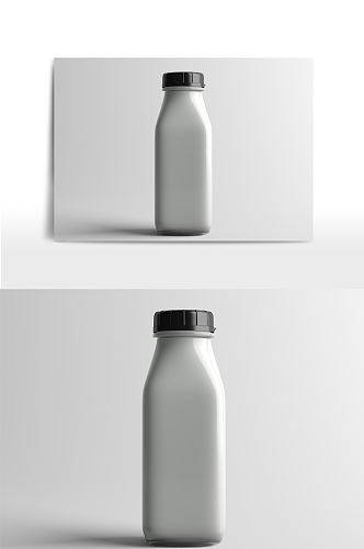 牛奶塑料瓶样机展示