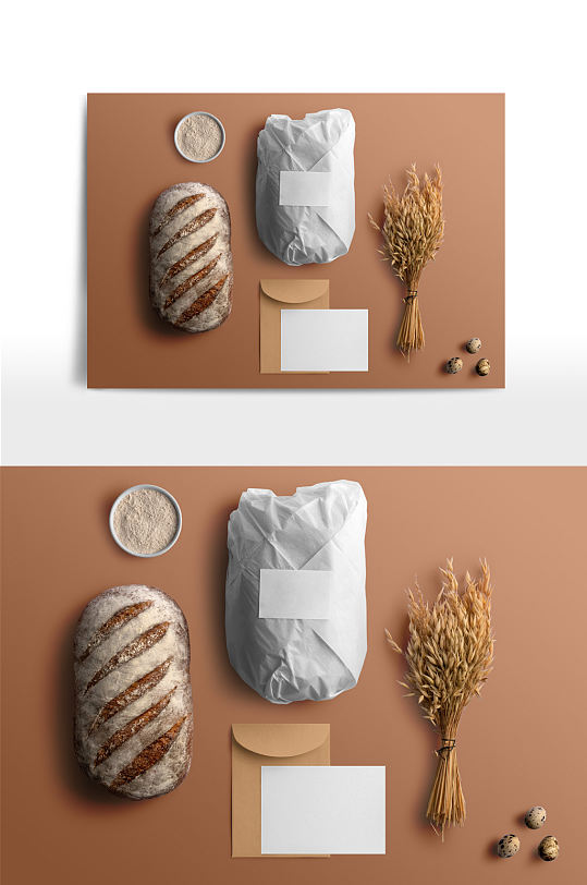 面包标签包装样机展示