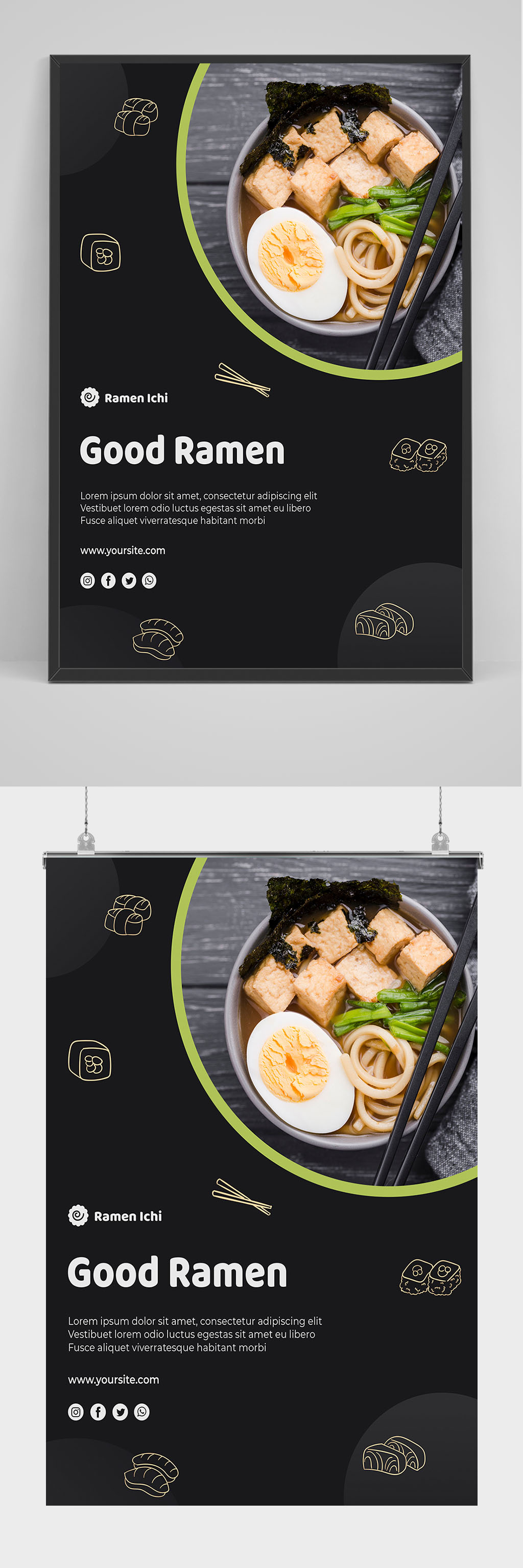 高端几何图形鸡蛋面海报设计素材