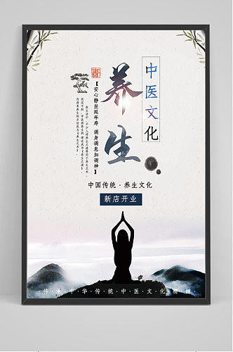 中国风中医文化养生海报