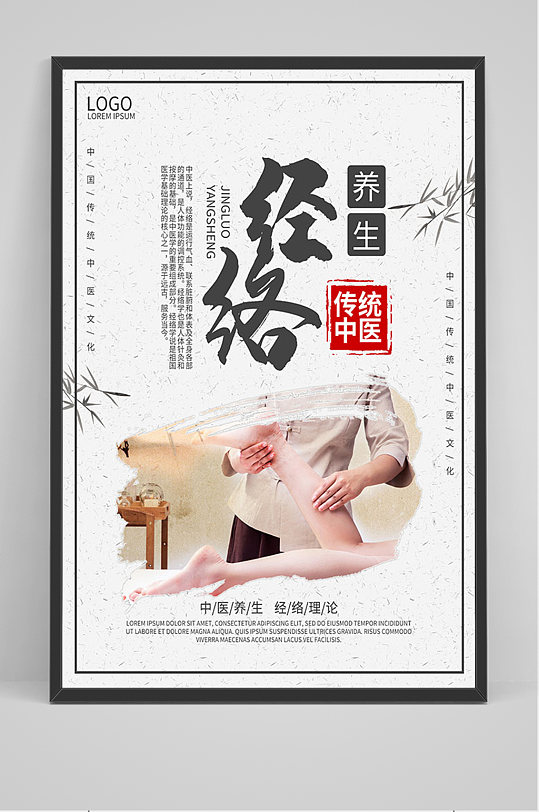 传统中医经络介绍海报