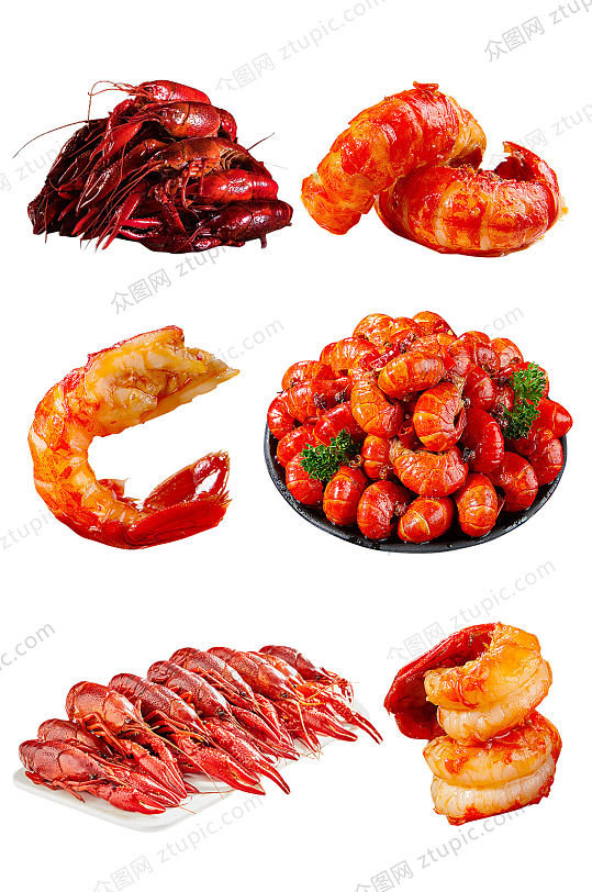 麻辣小龙虾虾肉素材