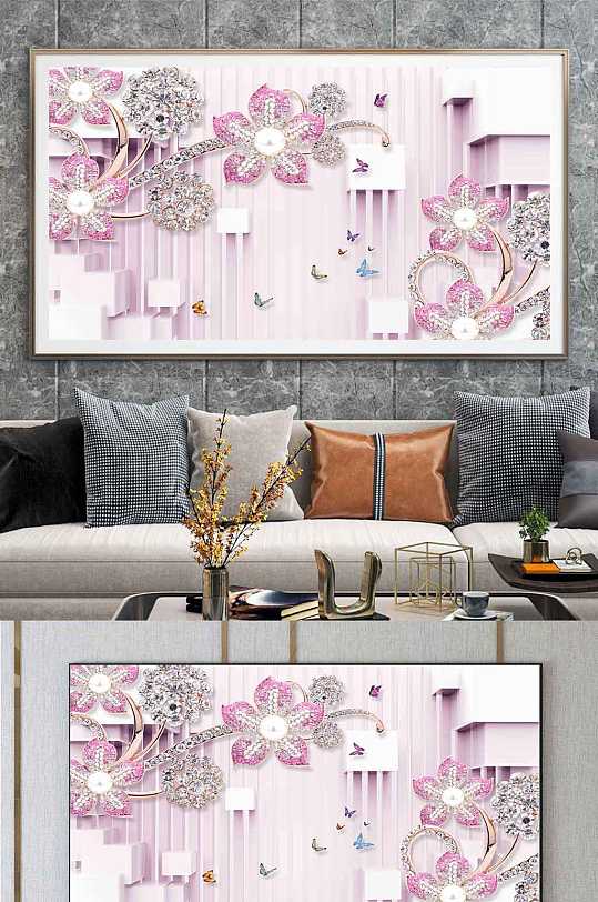 珠宝3D立体装饰画-众图网